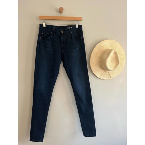 AG Adriano Goldschmied | Farrah High-Rise Skinny Jeans | Fave Blue | Sz 29 | NWT - Picture 2 of 11